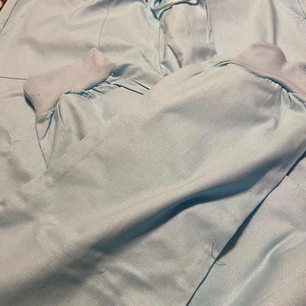 Woman light blue joggers